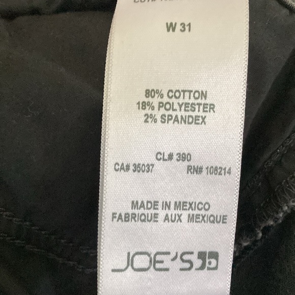 Women's Joe's Jeans Skinny Ankle Jeans size 31 black washed denim - Picture 3 of 5